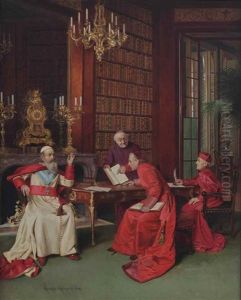 A Russian Patriarch Visiting Cardinals
