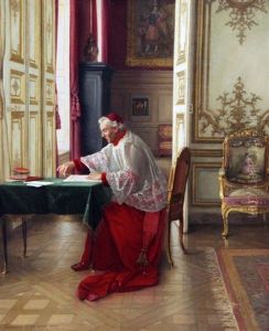A Cardinal Reading by Georges Croegaert
