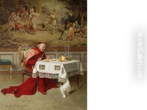 A Divine Dinner by Georges Croegaert