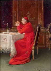 Le Prelat Amateur D'huitres by Georges Croegaert