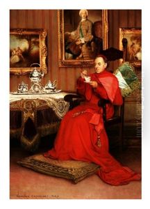 Cardinals At Leisure (pair)