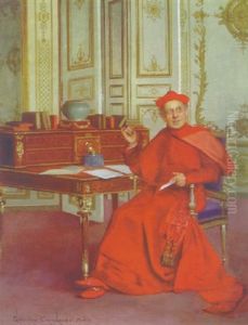 Composing A Sermon by Georges Croegaert