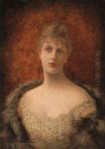 Young Lady In An Evening Dress