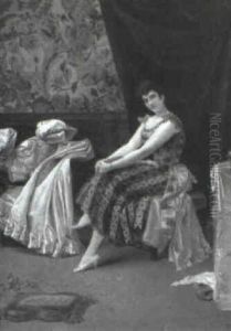Seated Lady by Georges Croegaert