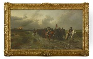 'ironsides Returning From Sacking A Cavalier's House'