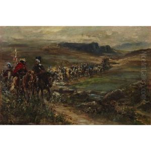 The March Of An Army by Ernest Crofts