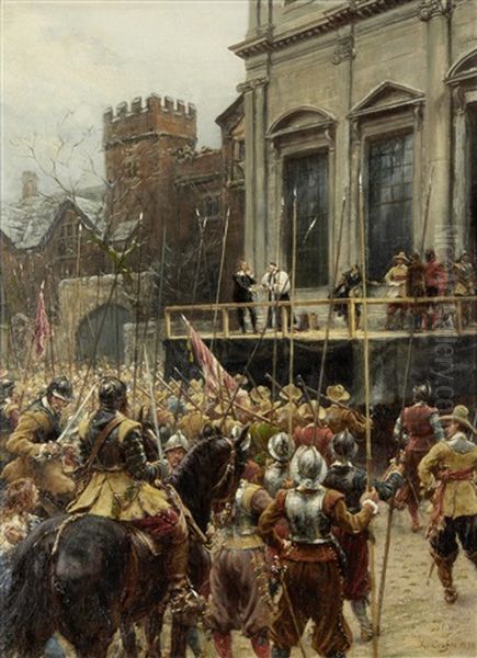 Whitehall Jan 30 1649 - view 1