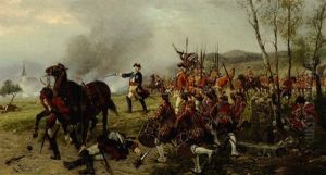 George Ii At The Battle Of Dettingen