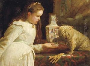 Playmates by Ernest Crofts