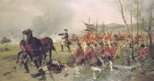 George Ii At The Battle Of Dettingen
