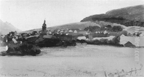 Overlooking A Village - view 1