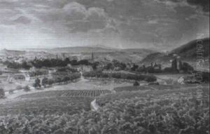 Ansicht Von Landau In Der Pfalz by August Croissant
