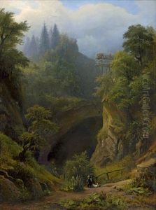 Landschaft Mit Der Grube Buchenberg Bei Wernigerode