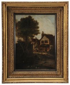 View Of Houses St. Martin's, Norwich by John Crome the Elder