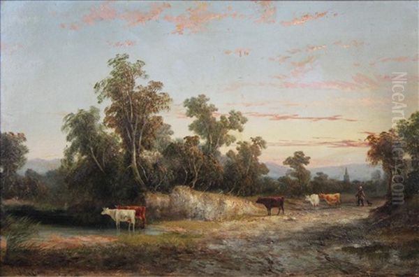 Cattle In Landscape - view 1