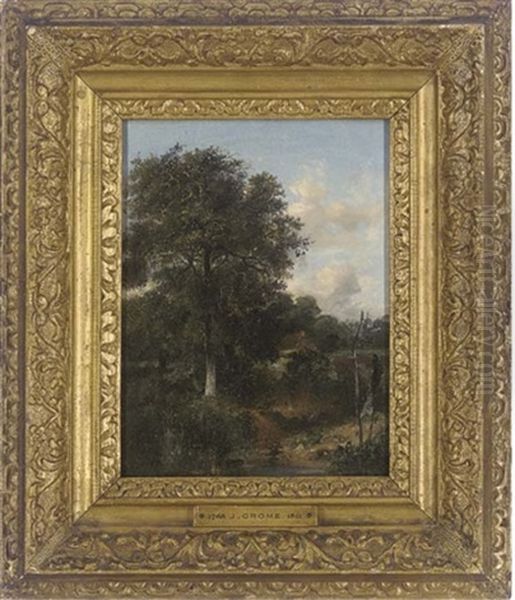 A Wooded Landscape With An Oak - view 1