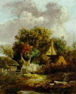 A River Landscape With A Cottage by John Crome the Elder