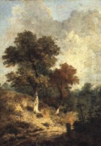 Landscape With A Woodland Road, Near Norwich by John Crome the Elder