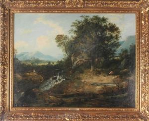 Near Llangotten by William Henry Crome