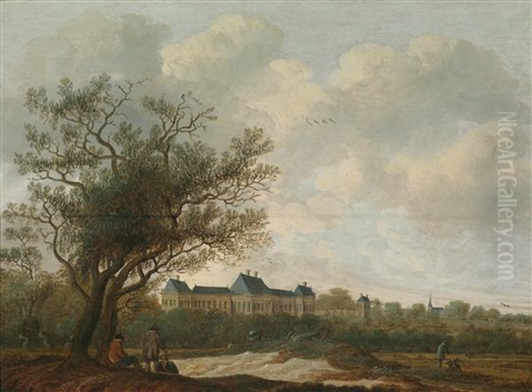 Landschaft Mit Huis Ter Nieuwburch Bei Rijswijk - view 1