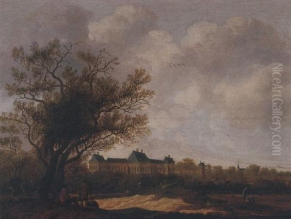 A View Of Huis Ter Nieuwburch Near Rijswijk - view 1