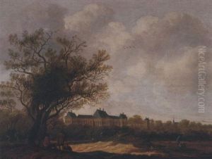 A View Of Huis Ter Nieuwburch Near Rijswijk by Anthony Jansz van der Croos