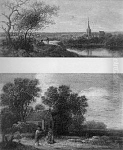 Landschaft Mit Bauernkate, Figurenstaffage