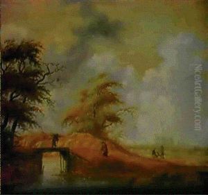 Paysage Boise Au Petit Pont De Bois by Anthony Jansz van der Croos