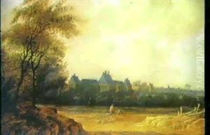 Landschaft Mit Dem "huis Ter Niewburg" In Rijkswijk by Anthony Jansz van der Croos