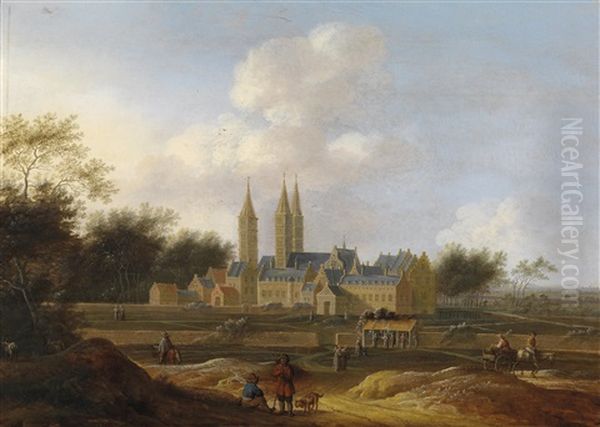 Blick Auf Die Abtei Egmond - view 1