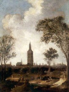 A Landscape With A City In The Distance