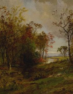 Hudson Valley Landscape by Jasper Francis Cropsey