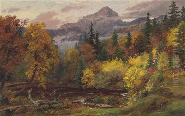 Autumn Foliage In The White Mountains (mount Chocorua) - view 1