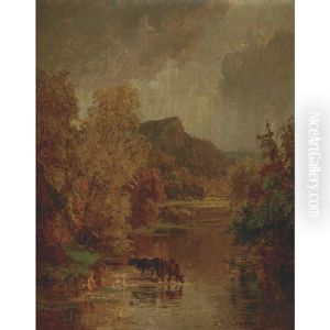 Cows Watering by Jasper Francis Cropsey