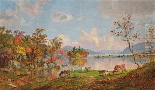 Greenwood Lake In The Autumn - view 1