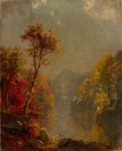 In The Berkshires by Jasper Francis Cropsey