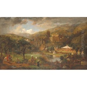 The Olden Times - Morning by Jasper Francis Cropsey