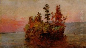 Islands In The Hudson by Jasper Francis Cropsey