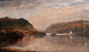 Cold Spring On Hudson, Near Fishkill Landing by Jasper Francis Cropsey