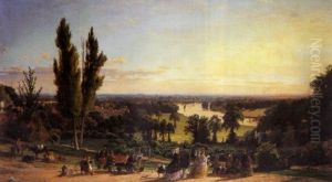 Richmond Hill In The Summer by Jasper Francis Cropsey