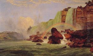 Niagara Falls With View Of Clifton House