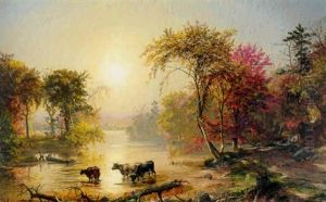 Autumn In America: The Susquehanna River by Jasper Francis Cropsey
