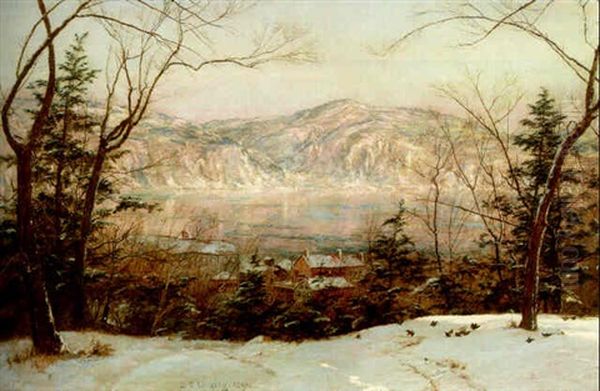 Winter At Hastings-on-hudson - view 1