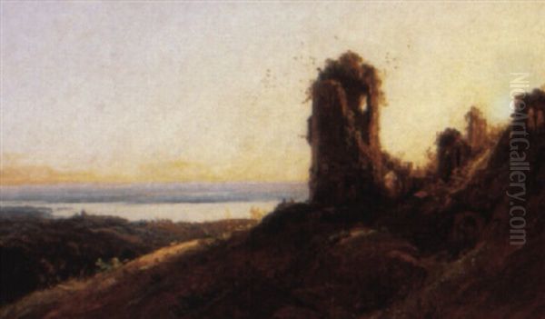 Sunset In The Campagna - view 1
