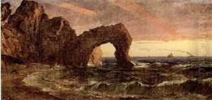 A Rocky Coastal View