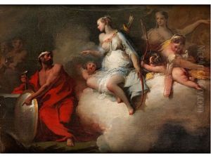 Venus In Der Schmiede Des Vulkans by Giovanni Battista Crosato