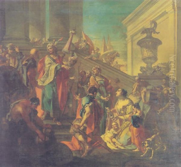 The Family Of Darius Before Alexander - view 1