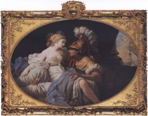 Dido And Aeneas by Giovanni Battista Crosato