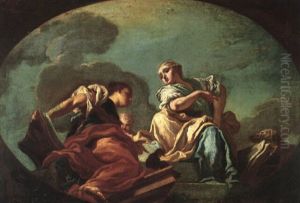 Allegorische Darstellung: Wachsamkeit Und Treue by Giovanni Battista Crosato