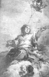 Assumption Of The Virgin by Giovanni Battista Crosato